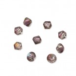 Zdjęcie - Swarovski bicone bead lilac shadow 4mm